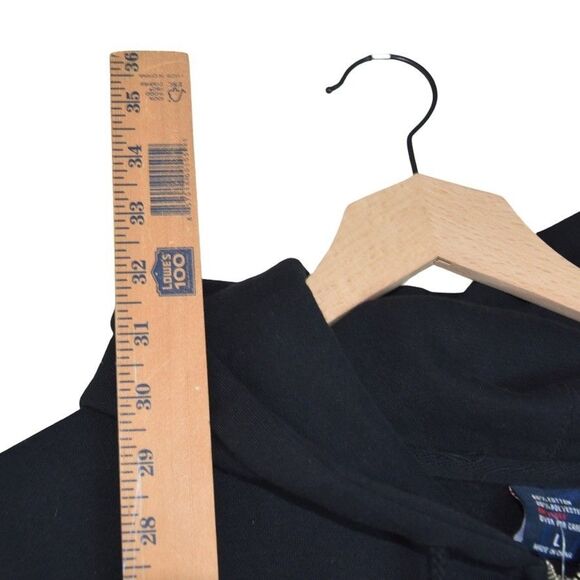 NWT Motown Records Hoodie Zip Black L Retro Music Streewear Band Sweater - Picture 5 of 5